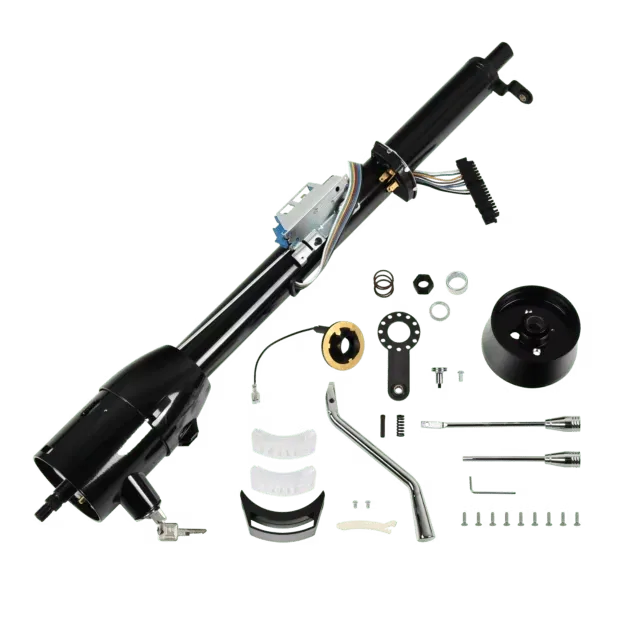 Steering Column 32" black 2.25"