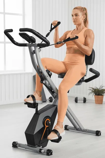 Stationary Bike 300 lb foldable portable