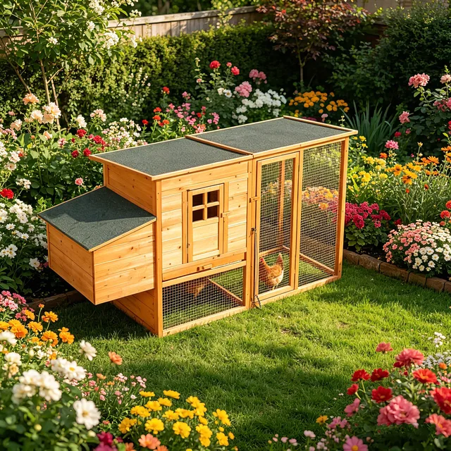 Chicken Coop waterproof 76" 25.6"