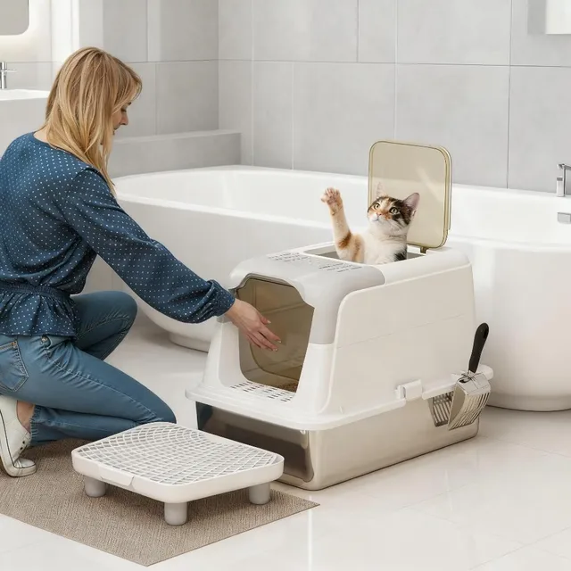 Cat Litter 23.8" 15.9" 16.5"