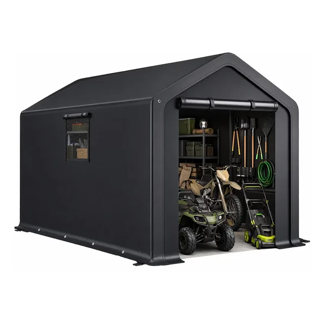 Storage Shed black heavy-duty