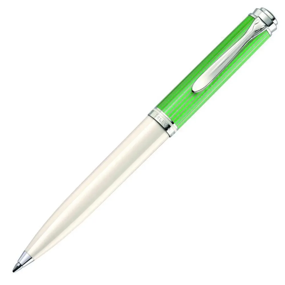 Ballpoint Pen green white