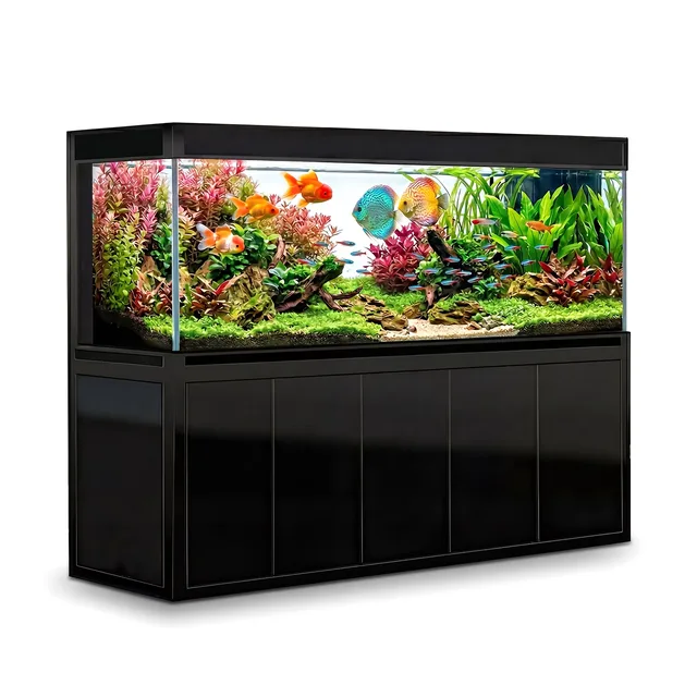 Aluminum Cabinet 400 gallon led black