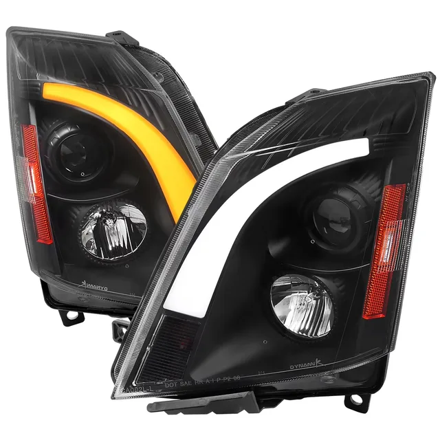 Projector Headlights led black 1 pair