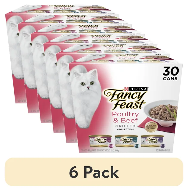 Cat Food 6 pack 3 oz 30 pack