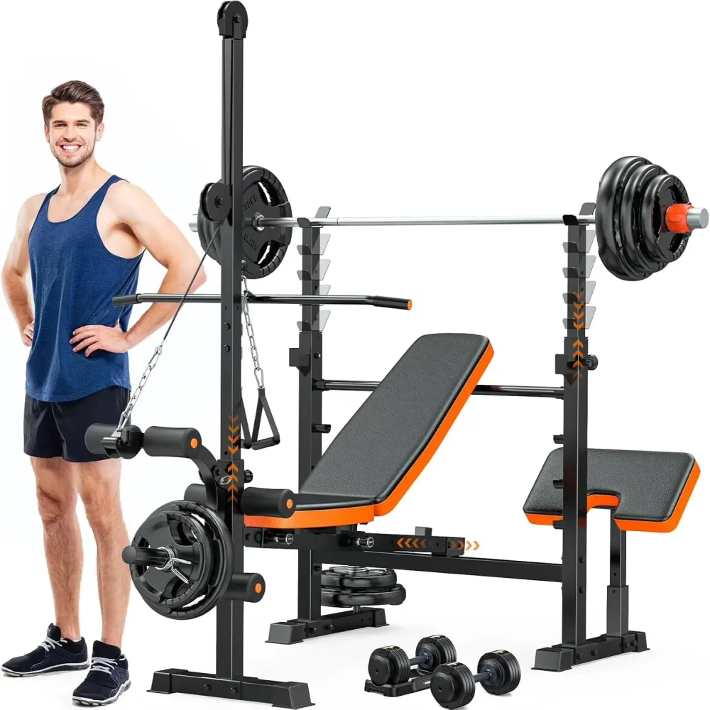 Strength Training 880lb adjustable orange