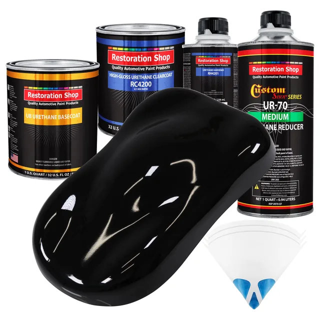 Body Paint black 1 quart 2 quarts