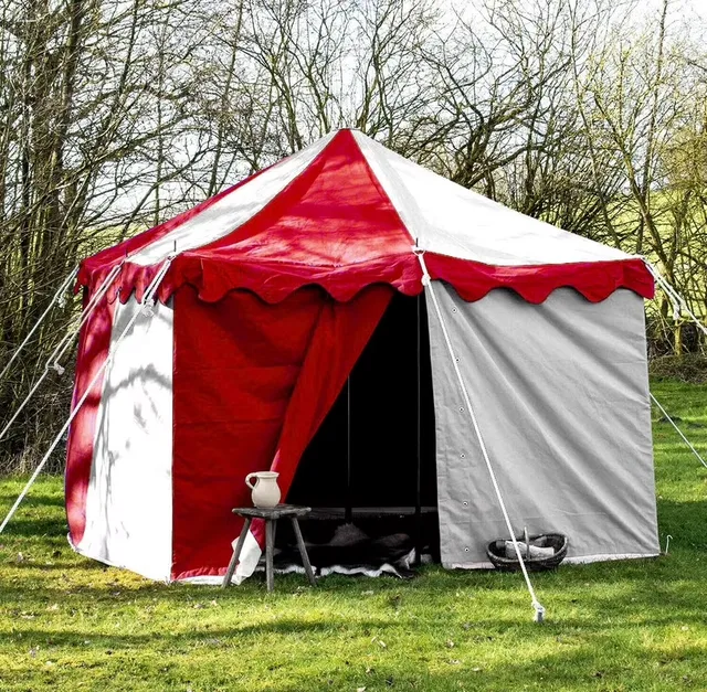Camping Tent red white waterproof