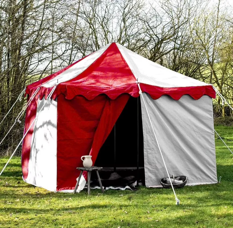Camping Tent red white waterproof