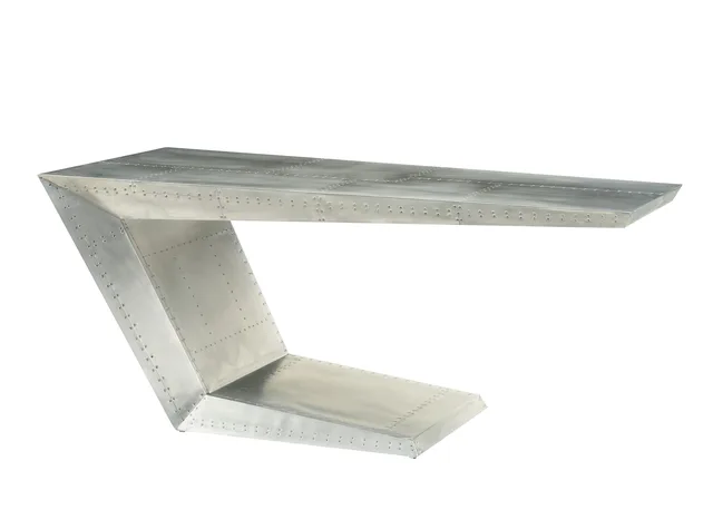 Desk 71" silver