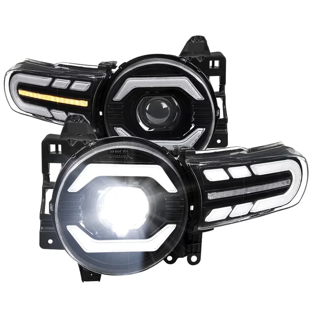 Led Projector black 1 pair