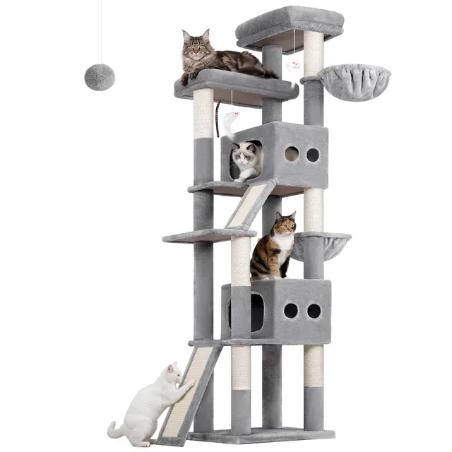 Furniture & Enrichment 83" grey 83 inches