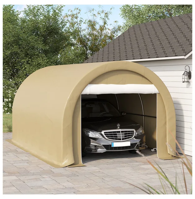 Carport portable beige 7.75"