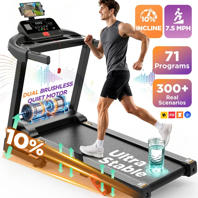 Portable Treadmill 4 in 300 lb 3.5hp