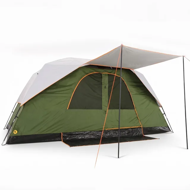 Family Camping 10 person waterproof green