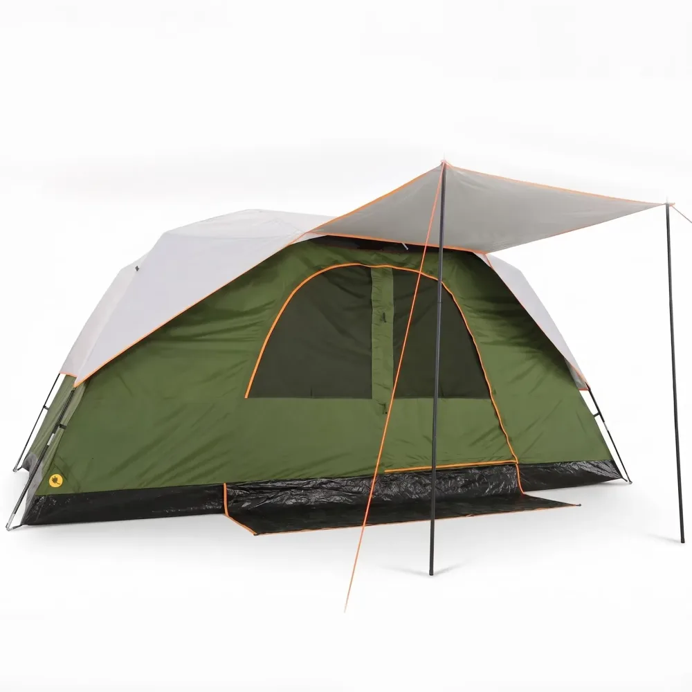Family Camping 10 person waterproof green