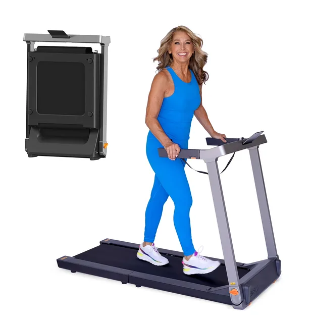 Treadmill gray 240 pounds 39.5 inches