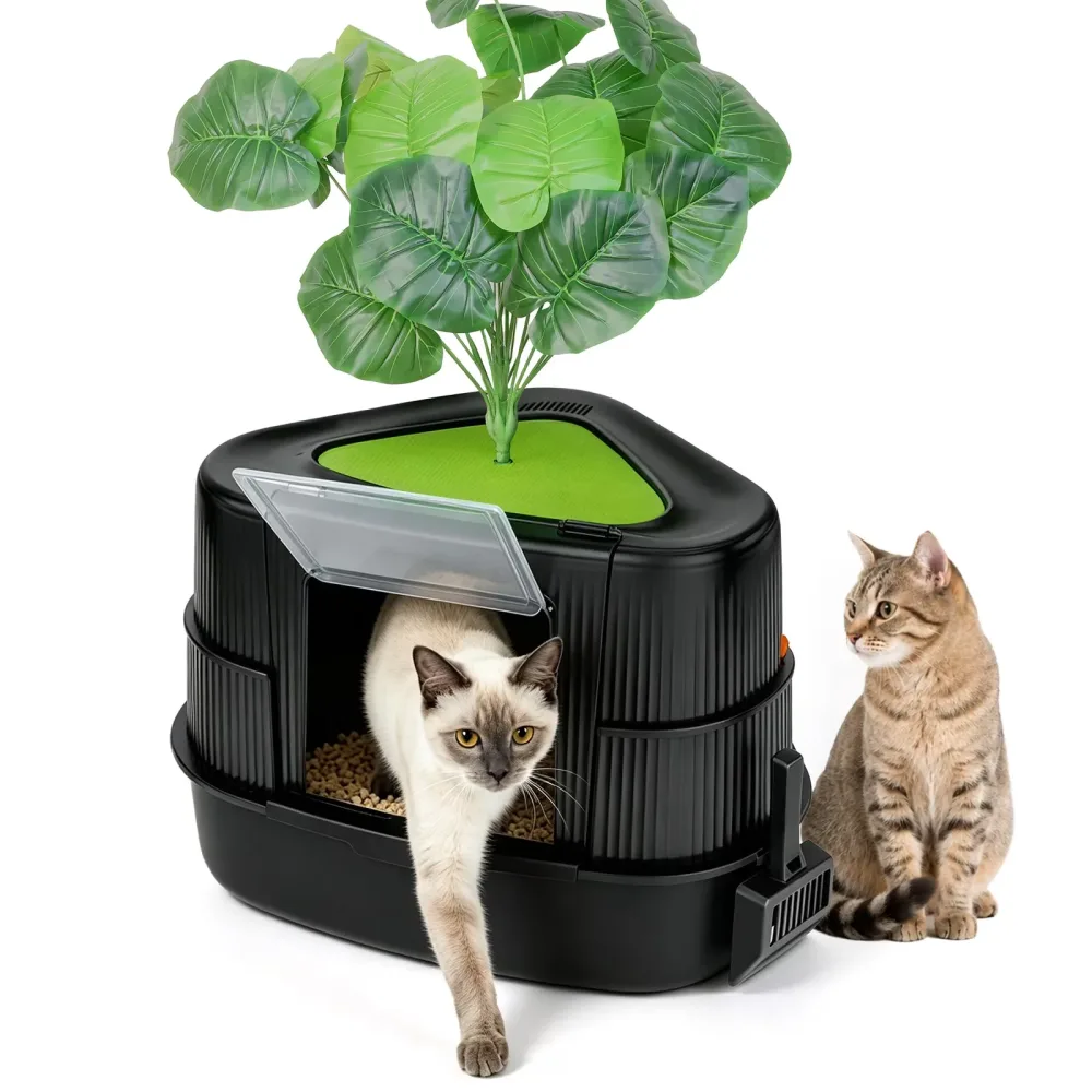 Cat Litter white black 17.7 inches