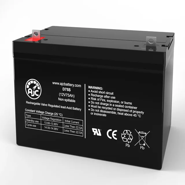Battery 12v 12 volts 10.2 in