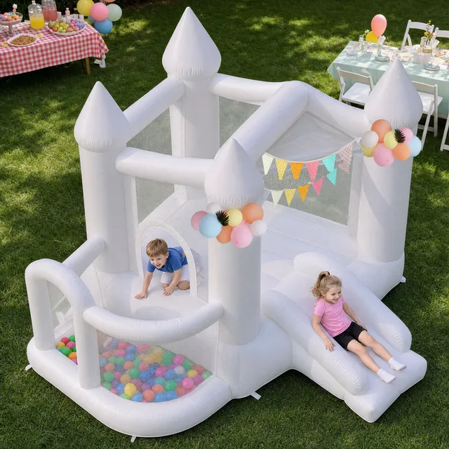 Backyard Play white 8 in 110-120v