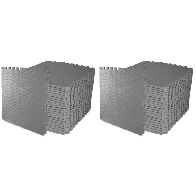 Exercise Mat gray 0.75 inches 18 pounds