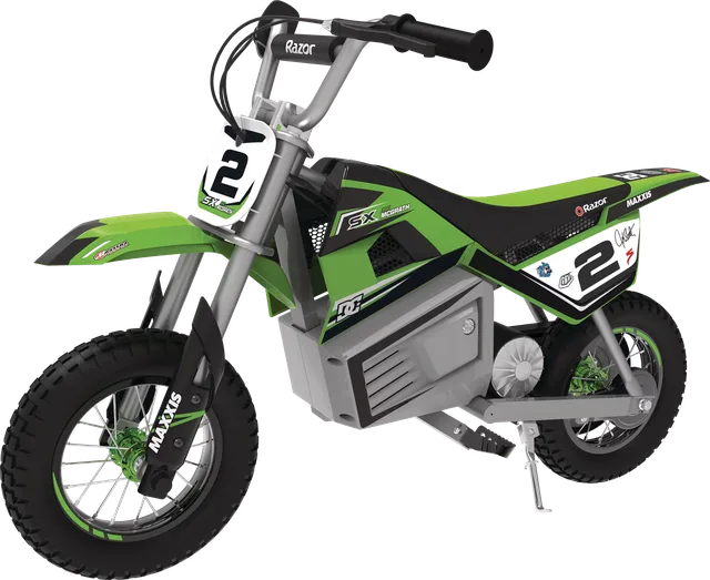 Dirt Bike 24v green 140 pounds