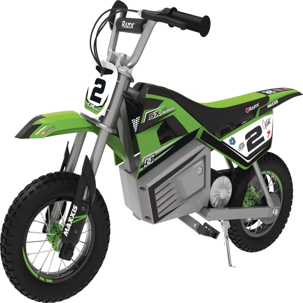 Dirt Bike 24v green 140 pounds