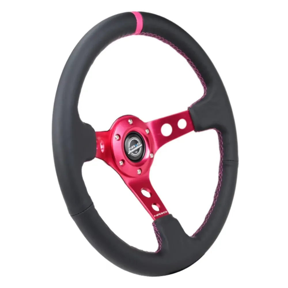 Reinforced Steering 350mm 3in black