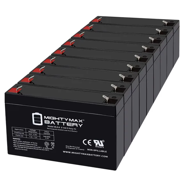 Battery 6v 9 pack 6 volt