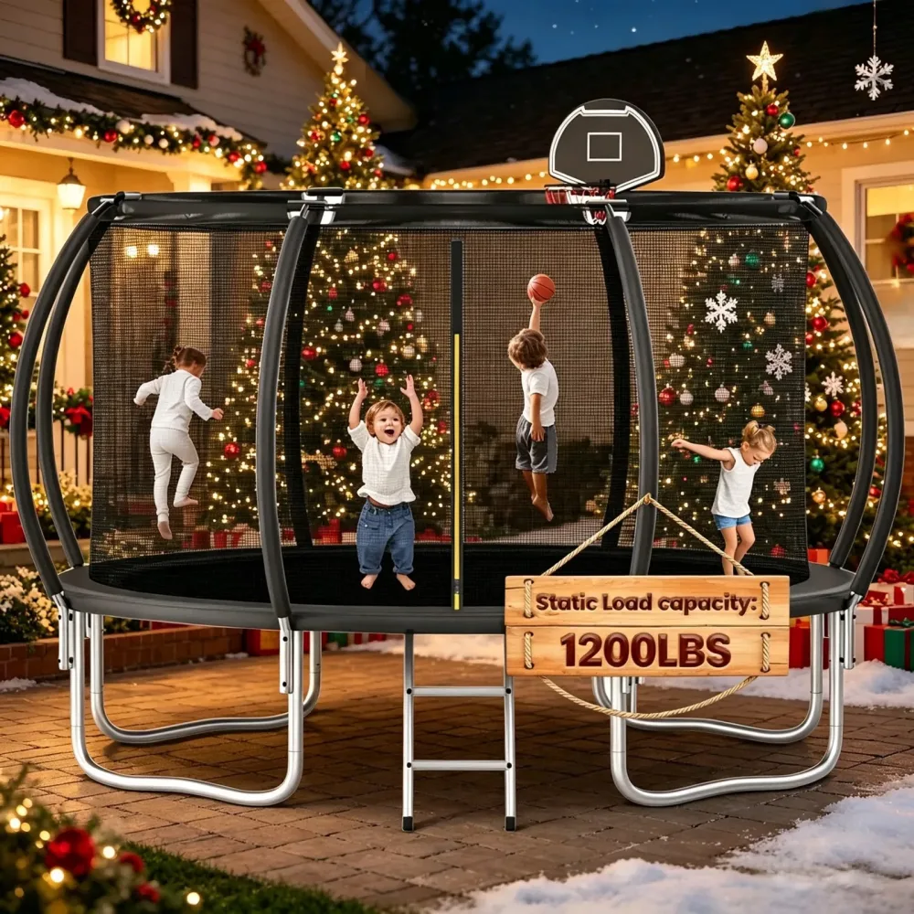 Backyard Trampoline 1200lbs 12ft 1200 pounds