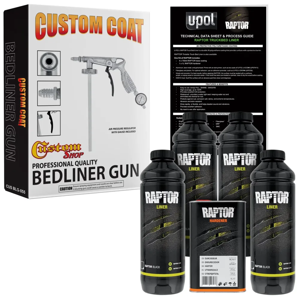 Truck Bed 4 quarts black waterproof