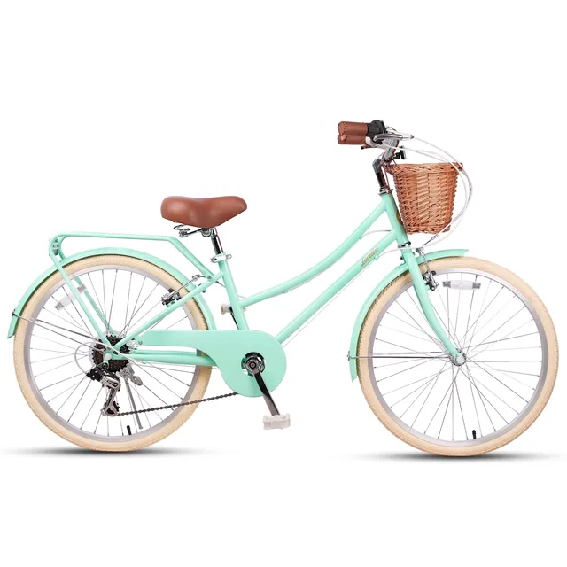 Bike Shimano 24 inch 24 in green