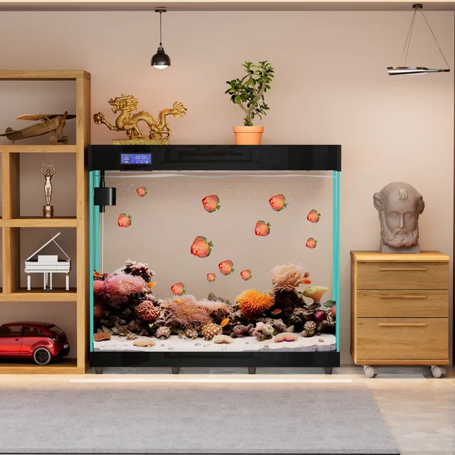 Fish Tank 13.4 inches black 47w