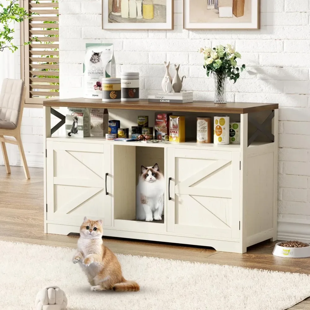 Cat Litter 47" white 17"