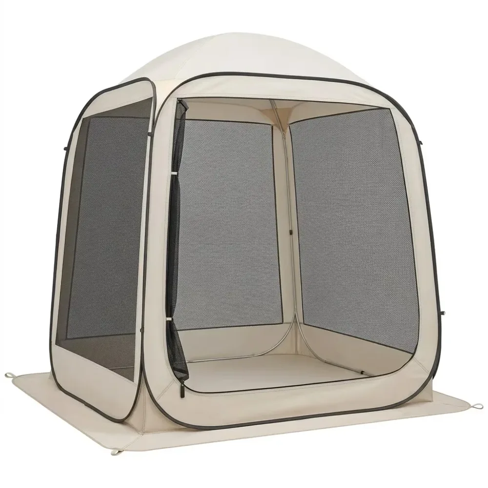 Tent 6 ft 4-6 people beige
