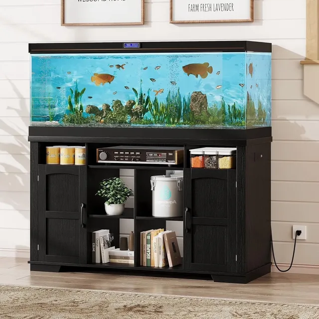 Fish Tank 55-75 gallon 1000lbs black