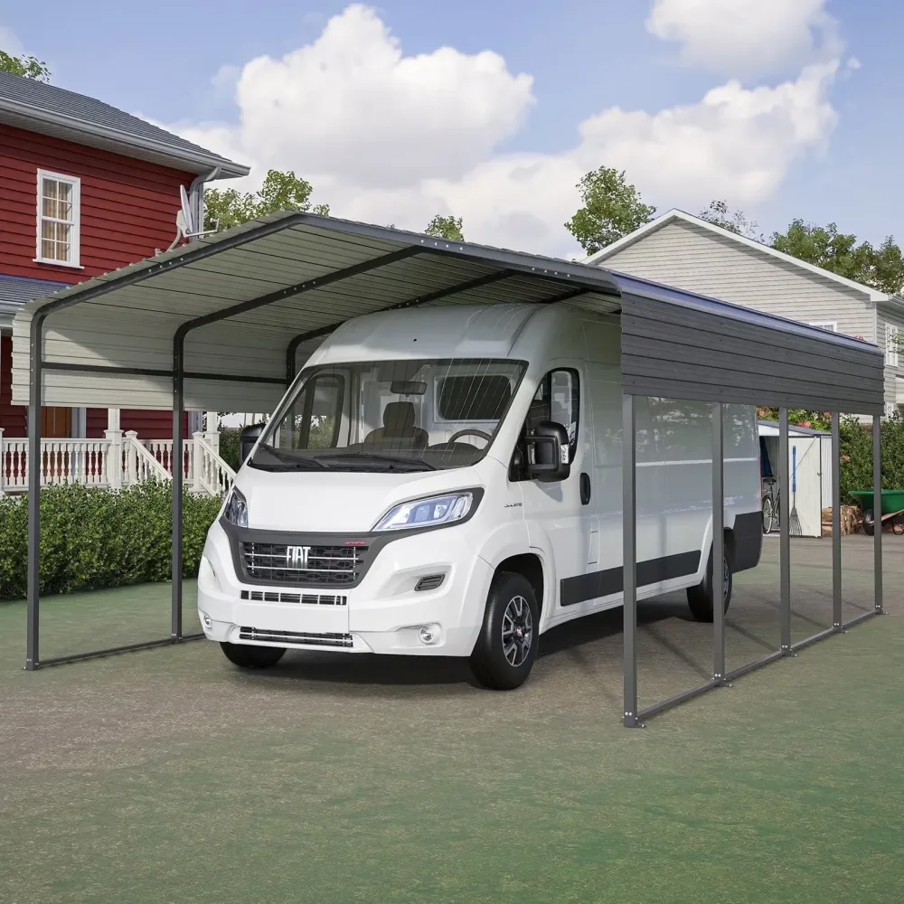 Metal Carport 20 ft waterproof heavy-duty