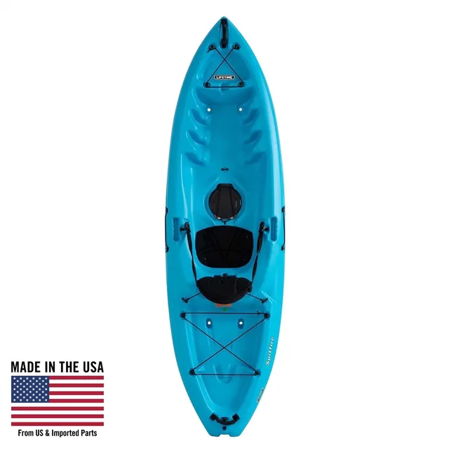 Paddling 8 ft green blue