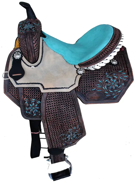 Leather Saddle 17" 10 inches