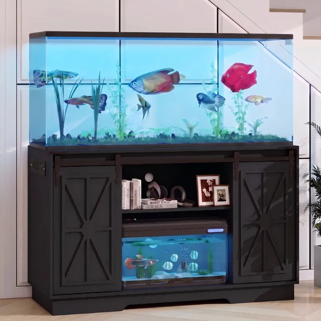 Fish Tank 55-75 gallon 1100 lbs 28 gallons
