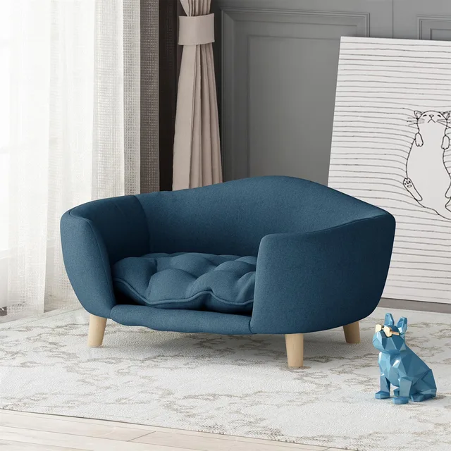 Dog Bed 30" gray blue