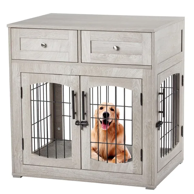 Dog Crate gray 39.37" 23.62"