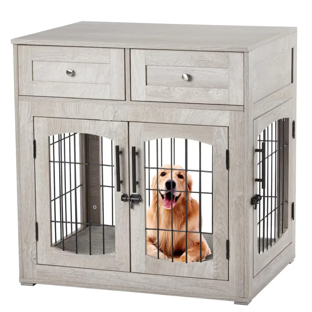 Dog Crate gray 39.37" 23.62"