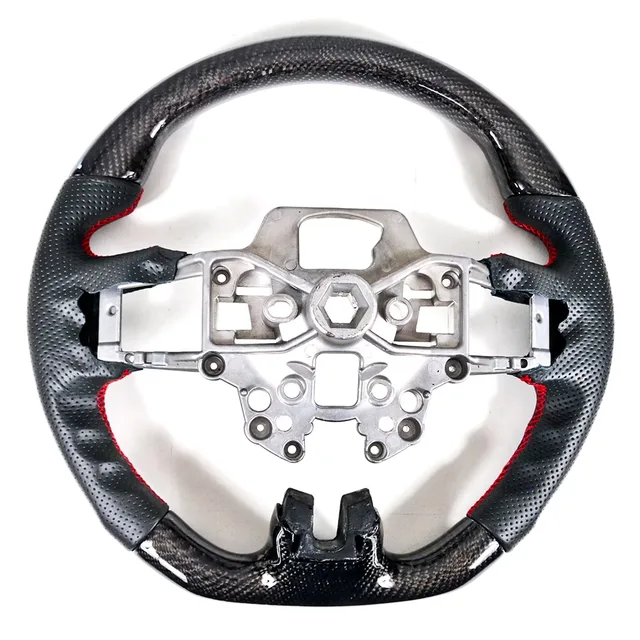 Motorsports Steering black red