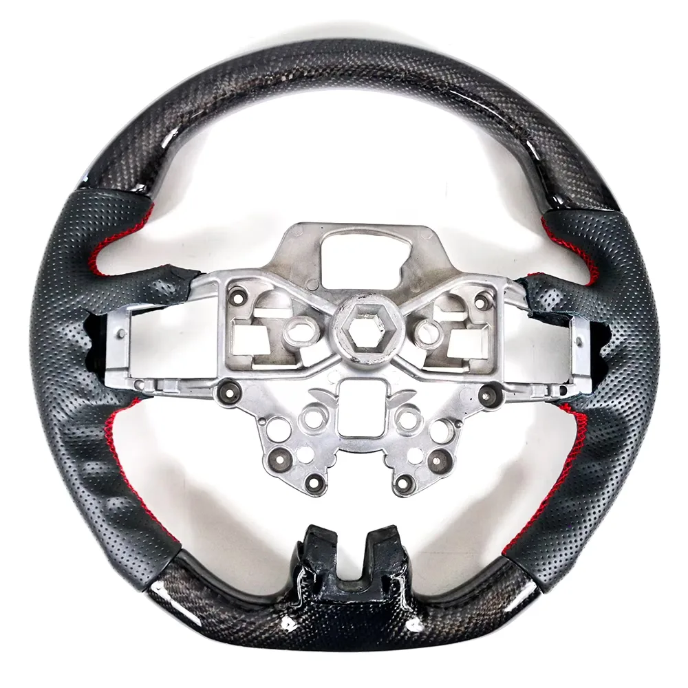 Motorsports Steering black red