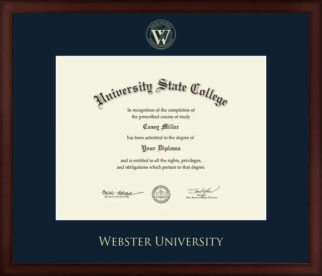 Diploma Frame 13.75" 10.75" 21.5"