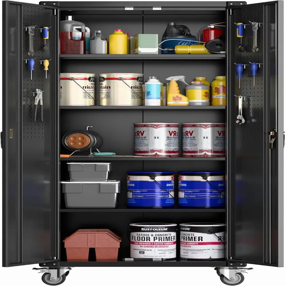 Storage 72 inch locking adjustable