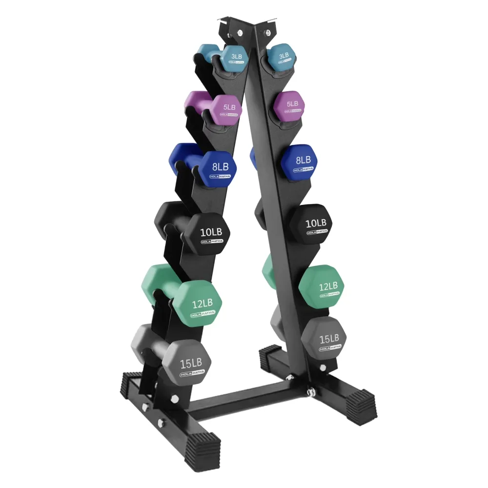 Dumbbell Weight 15lbs 6 pairs 10 inches