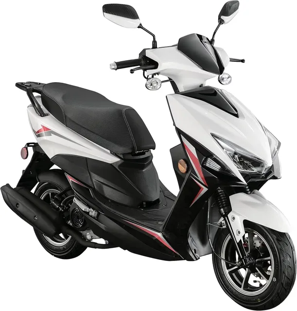 Motorcycle Gas 10 inch white 7.91hp