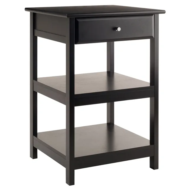 Printer Stand white black 20.87"